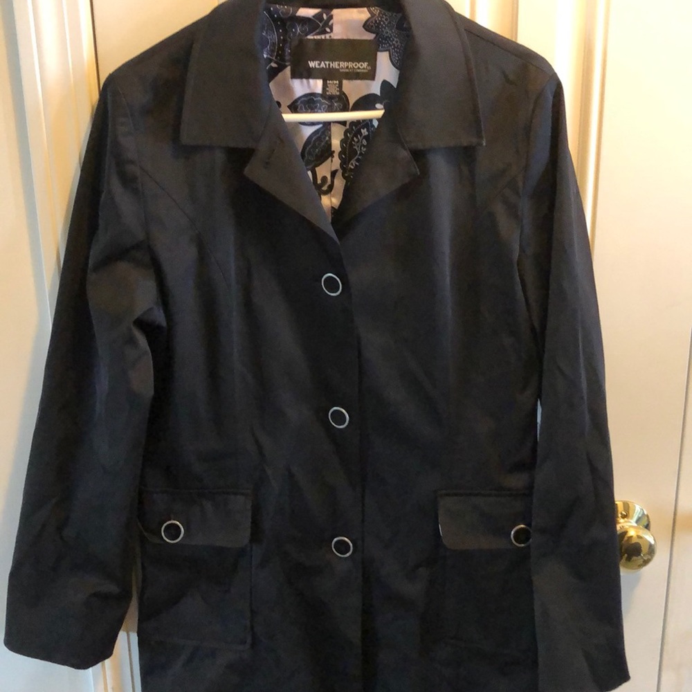 Black trench coat